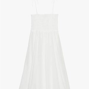Zara White Midi Dress